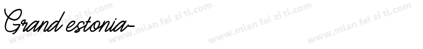 Grand estonia字体转换